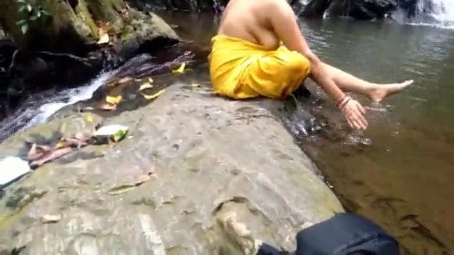 Fucking Indian Bhabhi Near Waterfall Forest