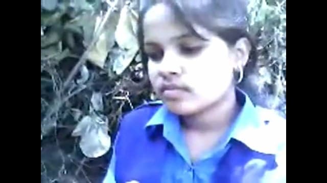 Indian college teen girl outdoor sex in jungle for christmas