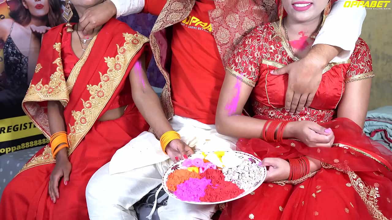 XXX Holi Special father in law fuck two daughter in law’s in Hindi voice