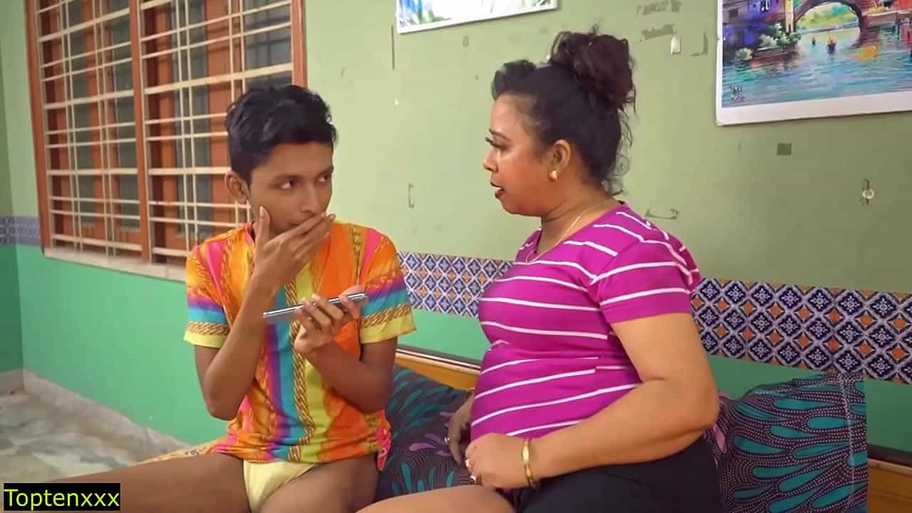 Indian Teen Boy fucks his Big boobs Stepsister Viral Taboo Family Sex