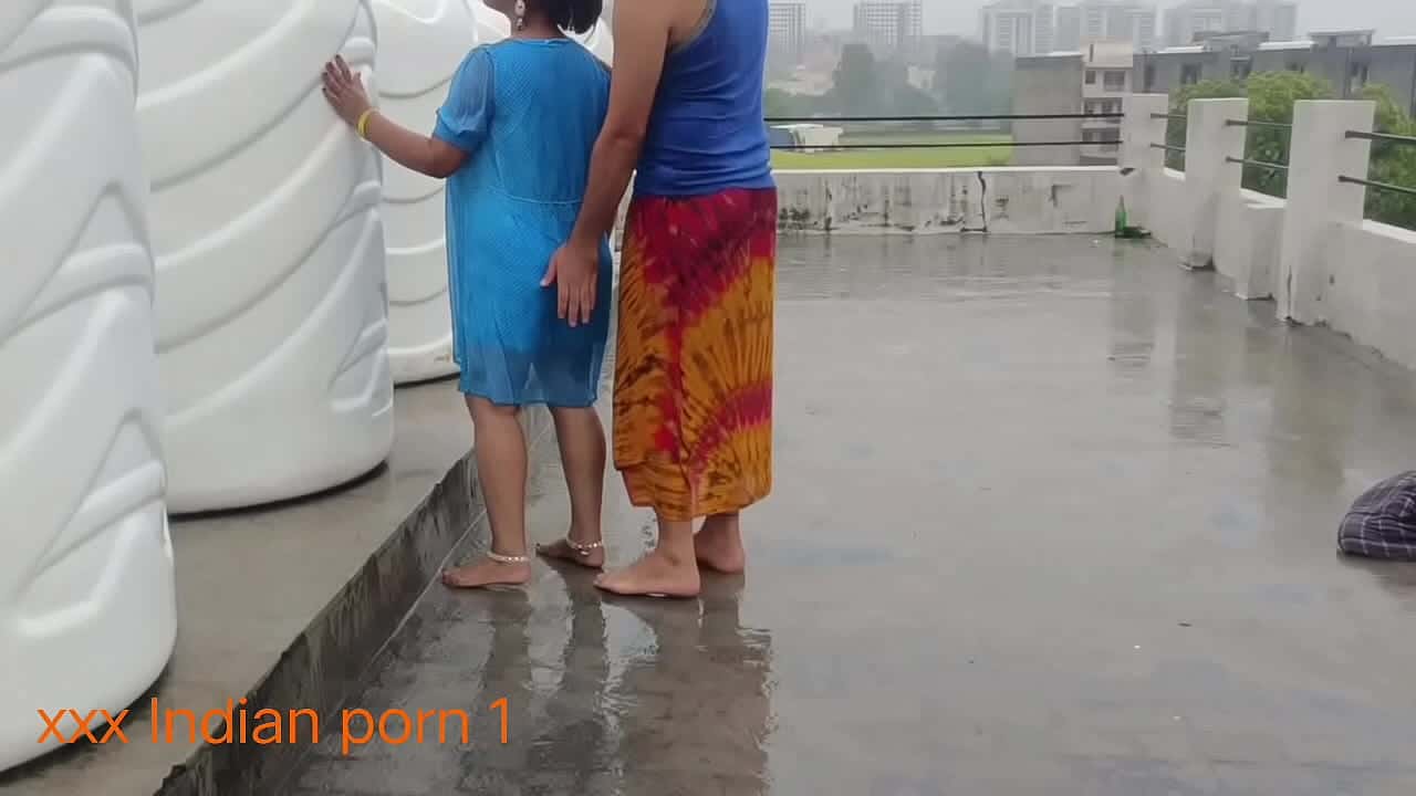 FSIBLOG Big Boobs Big Ass Indian Bhabhi XXX Fuck After Rain Bath with young boy